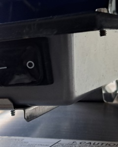 Rocker switch SPST power on/off